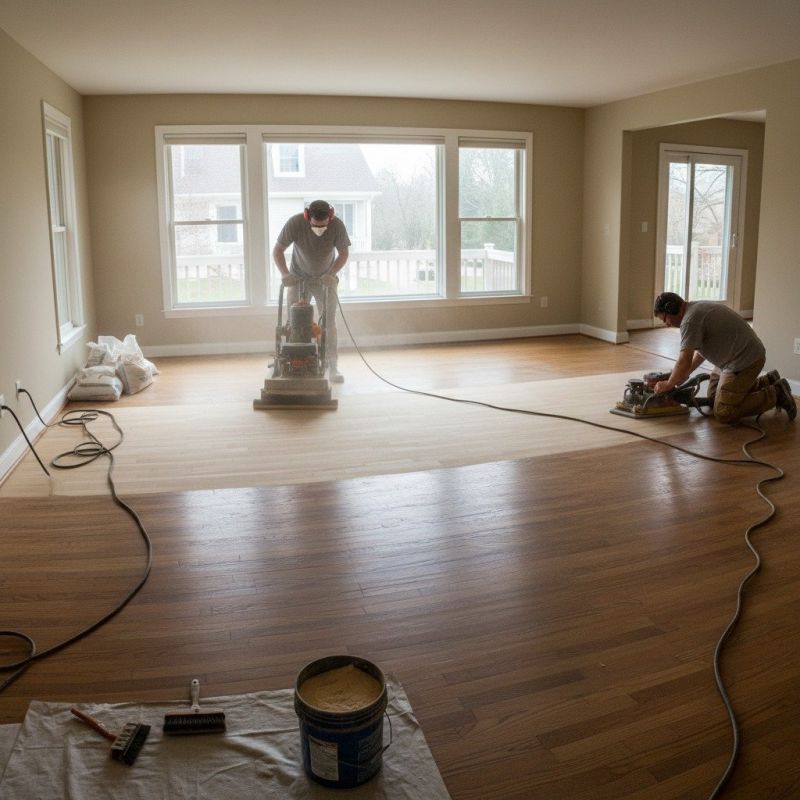 Local Wood Refinishing pros at work