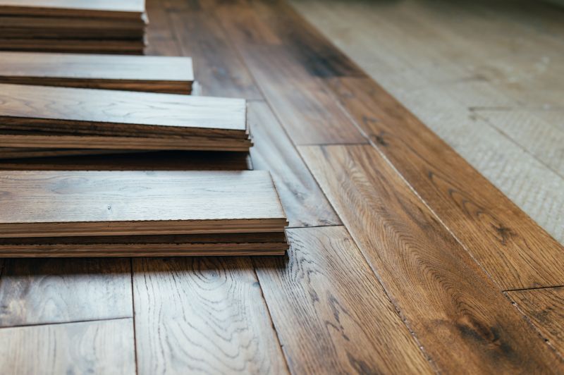 Dark Wood Floor Installation in Manassas, VA