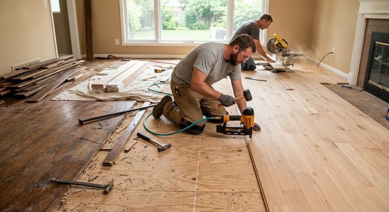 Hardwood Floor Installation in Austin, TX