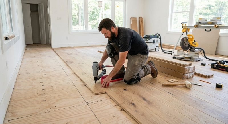 Oak Floor Replacement in Manassas, VA