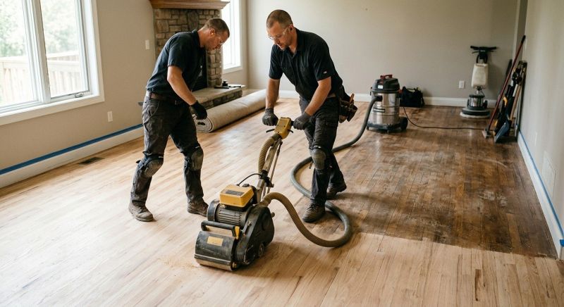 Parquet Floor Refinishing in Olathe, KS