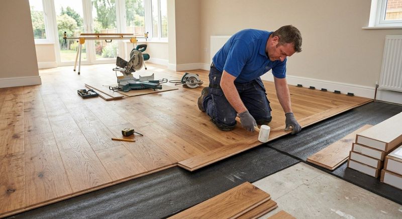 Pine Floor Installation in San Antonio, TX