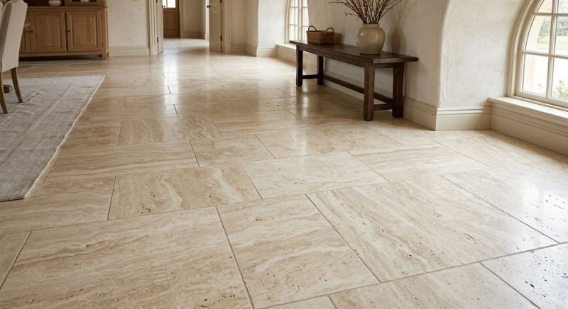Travertine Floor Installation in Annapolis, MD