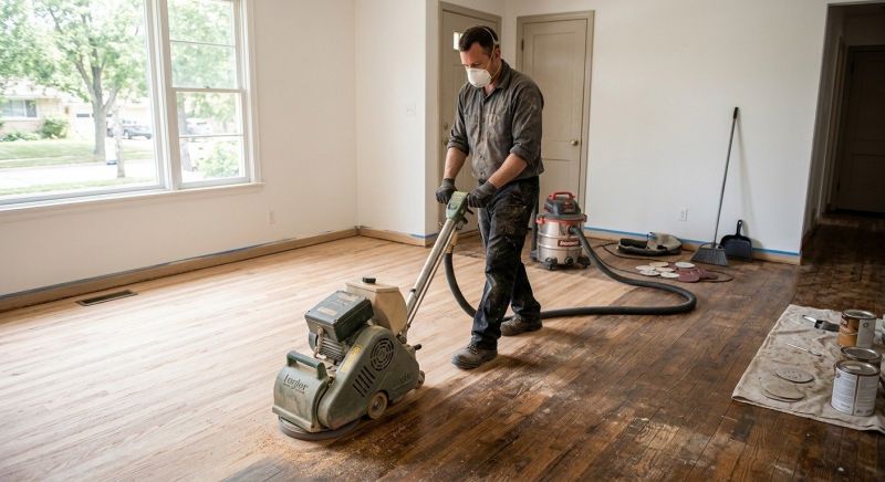 Walnut Floor Refinishing in Alpharetta, GA